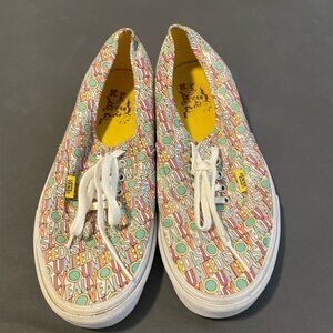RARE VANS The Beatles Yellow Submarine Sneakers Shoes Men’s 9.5 Low Top 2013